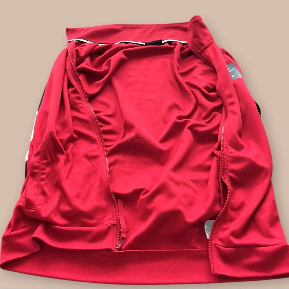 Nike NSW Air Polyknit Track Jacket AJ5321 Gym Red Black‎ White Men’s S